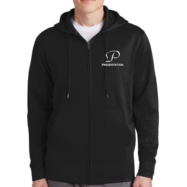 Presentation School Sport Wick ® Fleece Full Zip Hooded Jacket Thumbnail