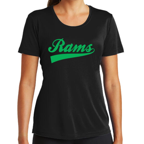 Presentation School Spirit Black Ladies PosiCharge Competitor Tee Thumbnail