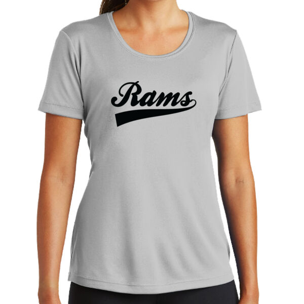 Presentation School Spirit Grey Ladies PosiCharge Competitor Tee Thumbnail