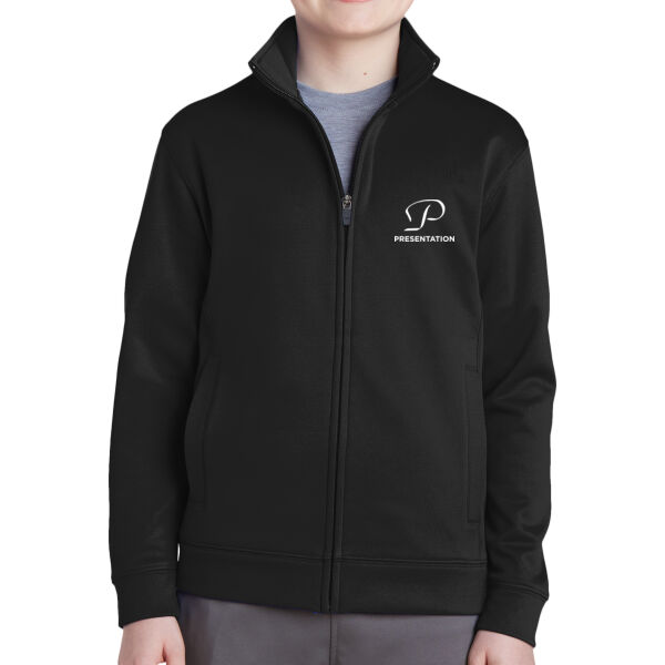 Presentation School Youth Sport Wick Fleece Full Zip Jacket Thumbnail